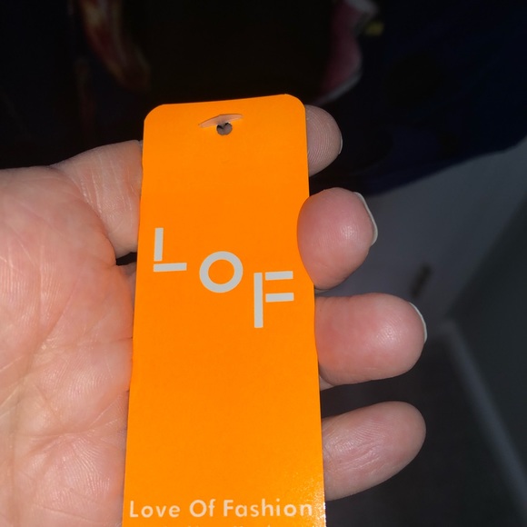 LOF equestrian print Ruana one size NWT - Picture 2 of 4